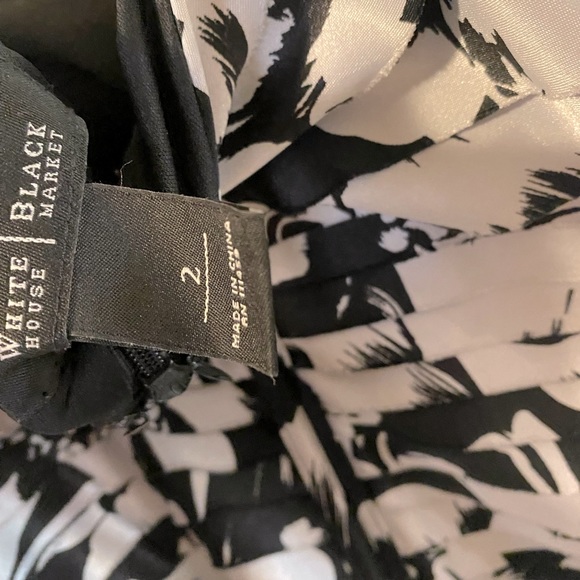 WHBM white and black dress - Picture 2 of 4